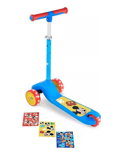 Scooter Mickey Mouse Jetson 3 Ruedas Led