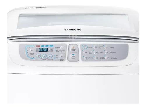 Lavarropa Samsung 8 Carga Superior Wa80f5s4utw