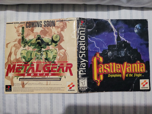 Solo Caja Castlevania Symphony Of The Night (Usado)