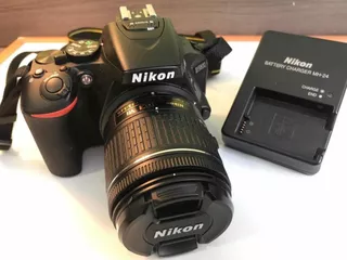 Cámara Nikon D5600 Con 3 Lentes Y Accesorios