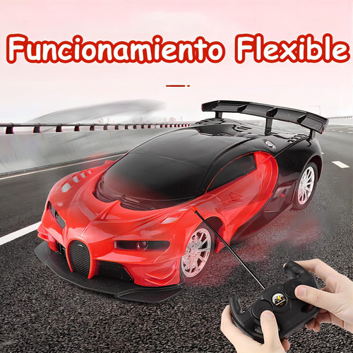 A 1:16 Luz Led Coche Rc Carro A Control Remoto Con 4 Canales