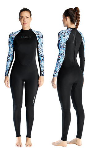 Traje De Neopreno Integral Para Mujer, Con Protección Upf50+