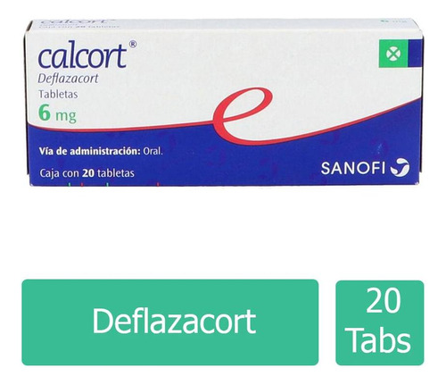 Calcort 6 Mg Caja Con 20 Tabletas