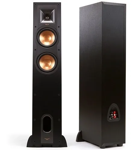 Bafle Columna Klipsch R-26f 2 Vías Doble Woofer Home Theater
