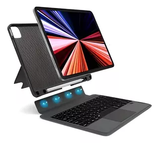 Capa Com Teclado Magic Para iPad Air 4 5 11 Polegadas