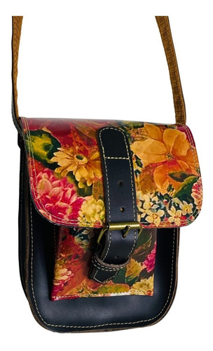 Imagen 1 de 7 de Morral Pequeño Cuero De Vacuno