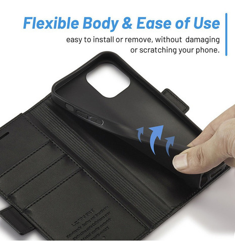 Funda De Cuero For Samsung Carcasa Anti Rayones Cartera