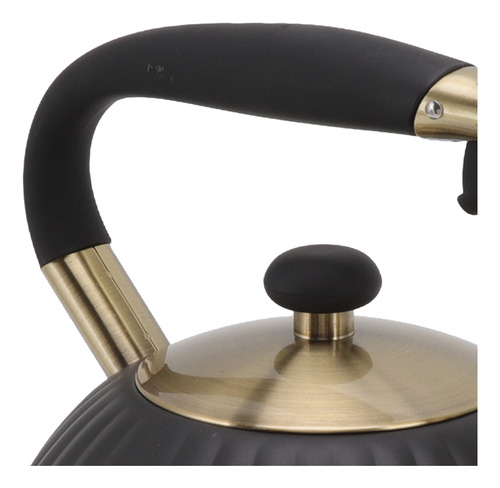Hervidor Silbador De Acero Inoxidable Con Forma De Calabaza
