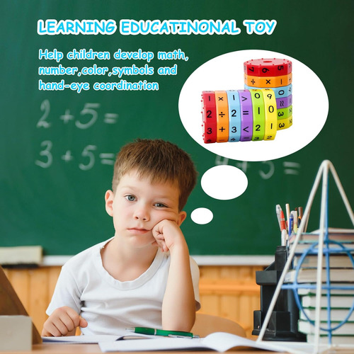 Juego De Aprendizaje De Matemáticas, Juguetes Montessori Par