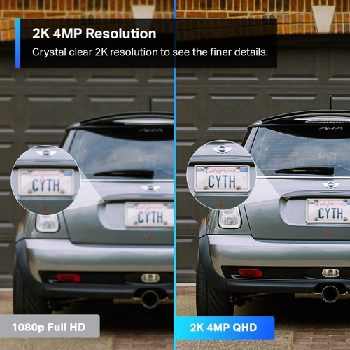 Camara De Seguridad Ip De Exterior Tp Link Tapo C320ws Wifi Con Alarma Resolucion 2k Control De Voz 128gb Almacenamiento