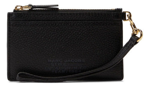 Marc Jacobs The Top Zip Cartera De Mano Negro 1 Talla Única