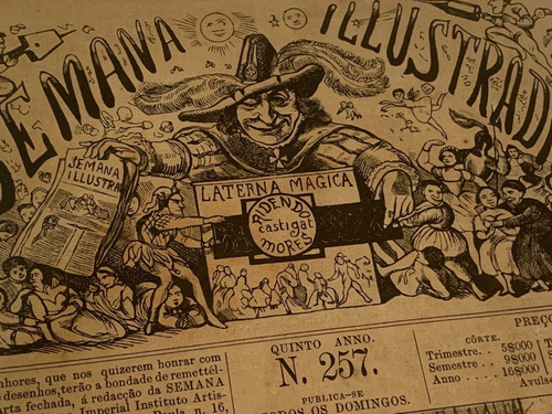 Revista Semana Illustrada - Nov.de 1865 - Machado De Assis (Usado)