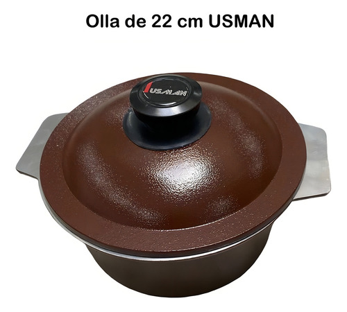 Cocina A Gas Usman Red Wine Rojo 55cm Reja De Fundición