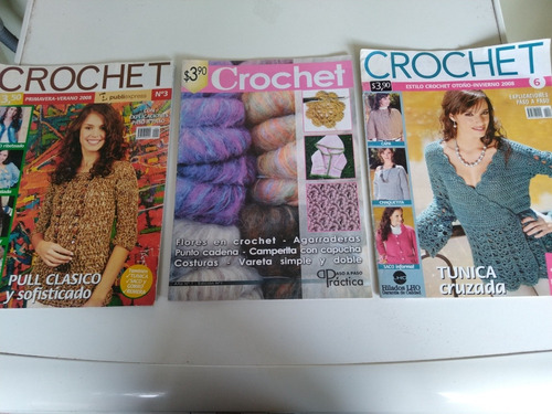 Lote 3 Revistas Crochet.