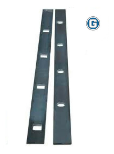 Planchuela Perforada De 1 1/4'' X 1/4'' X 6 Mt P/ 1/2'' Reja