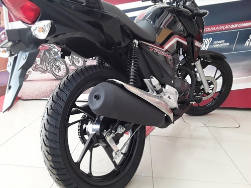 Imagem 12 de 15 de Honda Cg Titan Flex Cbs, Painel Moderno Blackout/ Vista
