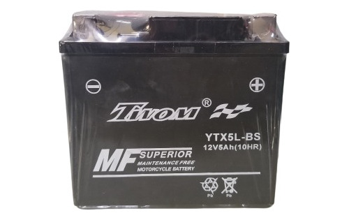 Bateria De Acido Ytx5l-bs Yamaha Biwi Ax100 Marca Twom