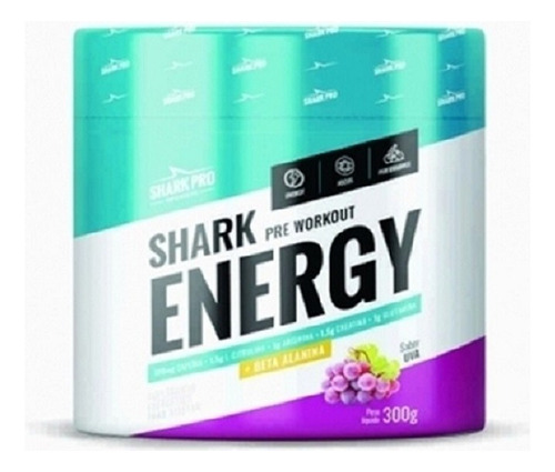 Pré Treino Shark Energy 300g Shark Pro - Intensidade -