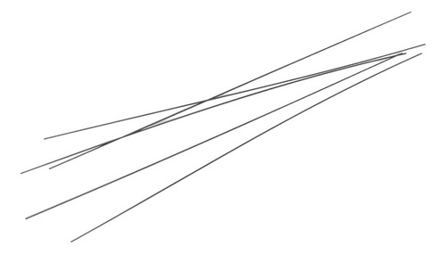 5 Piezas De Tubo Plano De Fibra De Carbono Barras Rc Modelo