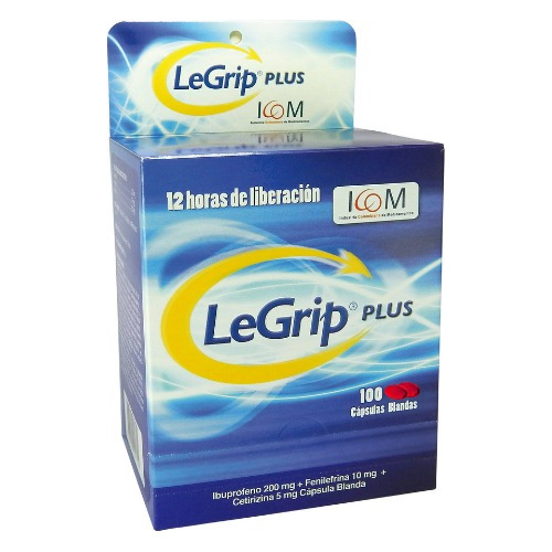 Legrip Plus 100 Cápsula Blanda