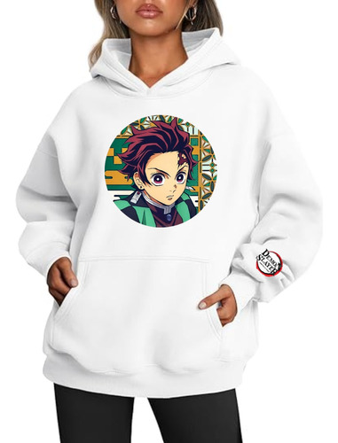 Buzo Hoodie De Anime Demon Slayer Unisex Ref Kamado Tanjiro