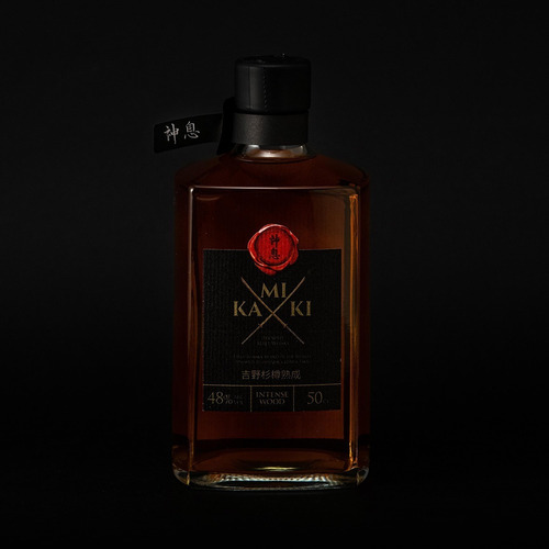 Imagen 4 de 7 de Whisky Japones Kamiki Intense Wood 500ml En Estuche 48%alc