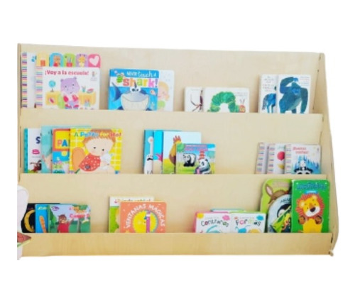 Librero Revistero Infantil Montessori De Madera