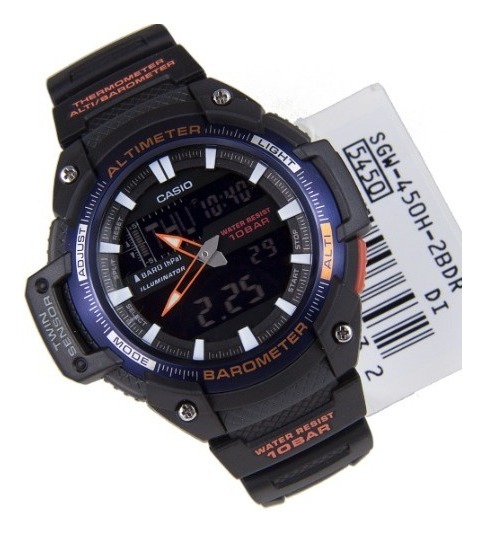 Relogio Casio Sgw-450h-2b Sgw-100 Sgw-300 Sgw-500 Sgw-400 | Mercado Livre