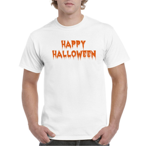 Camiseta De Caballero Happy Halloween Boo