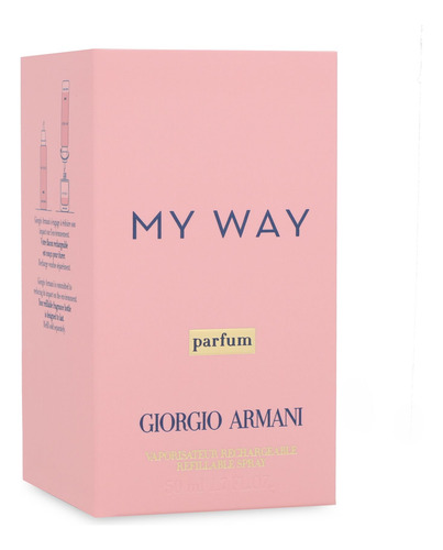 Giorgio Armany My Way Parfum Refillable 50ml Edp Spray - Dam