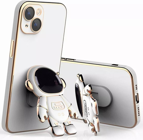 Funda Para iPhone Carcasa Celular Case Soporte De Astronauta