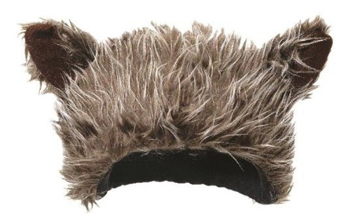 Gorro De Lobo Gris Para Hombre, Mediano