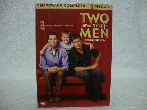 Box Com 04 Dvds Two And A Half Men- 1ª Temporada Completa