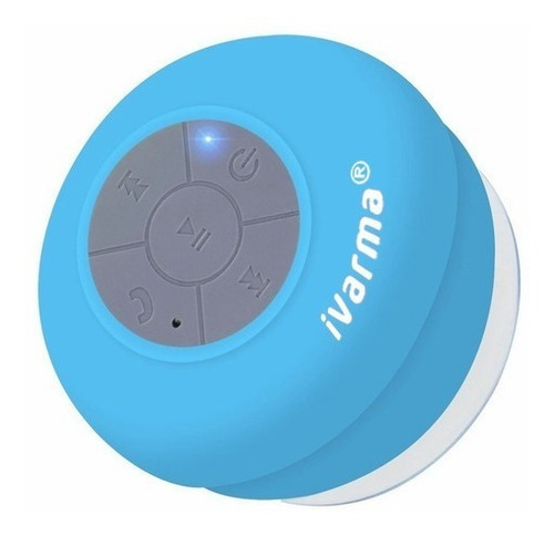   Bocina Con Ventosa Slim Y Impermeable Portátil Bluetooth