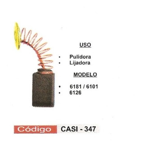 Carbon Lijadora Pulidora 6181 - 6101 -6126  B&d Casi-347  