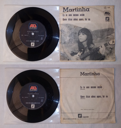 Martinha Compacto Vinil Nac Eu Te Amo Mesmo Assim 1967 Mono