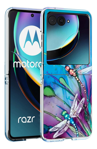Funda Para Motorola Razr 40 Ultra Diseño Libelula