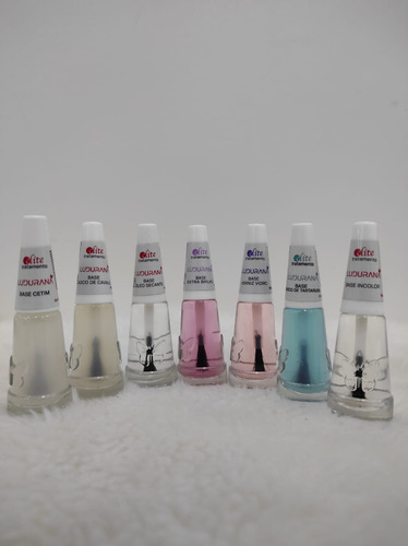 Kit 7 Esmaltes Ludurana Tratamento Antialérgico Unhas