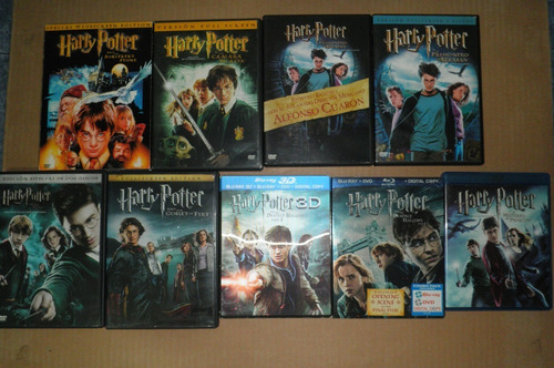 Harry Potter Coleccion Peliculas Dvd Y Blu Ray