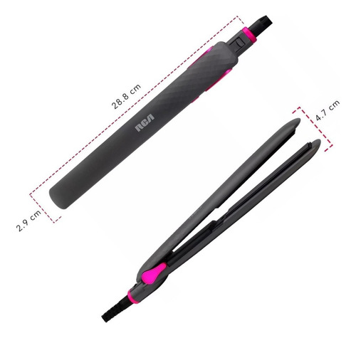 Rca Combo Alaciadora Plancha De Cabello Y Secadora 1900w