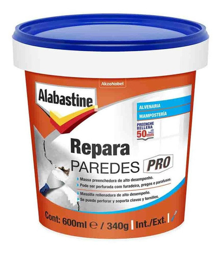 Alabastine Repara Paredes Pro 600 Ml Alba