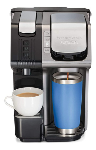 Cafetera Hamilton Beach Flexbrew Trio, 2 Vías, 1,65 L, Negra