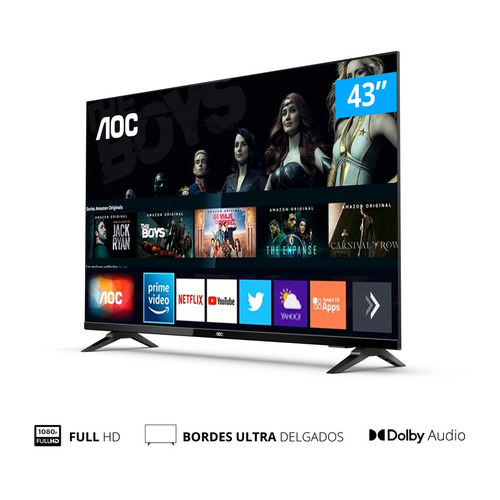 Imagen 4 de 8 de Smart Tv 43'' Aoc Led