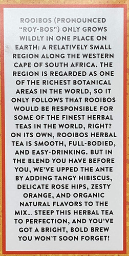 Trader Joes Mezcla De Té De Hierbas Rooibos De Naranja Sangu