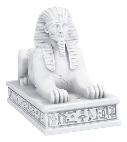Estátua Esfinge - Mitologia Egípcia Cor Cor Mármore