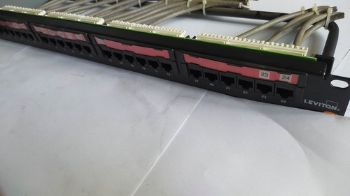 Patch Panel 24 Puertos Rackeable