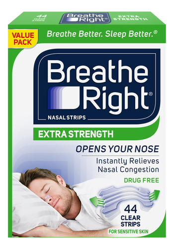 Breathe Right Franjas Nasales Transparentes De Mayor Resiste