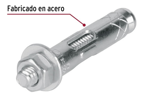 Caja C/25 Taquetes Expansivos De 5/8 C/tornillo Fiero 47362