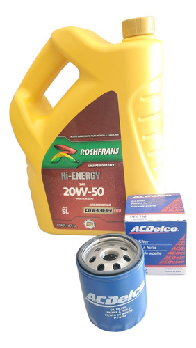 Filtro De Aceite Y Garrafa De Aceite Para Chevrolet Chevy