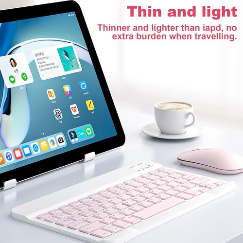 Kit Ratón Inalámbrico Con Ratón Pad Y Soporte Para Tablet